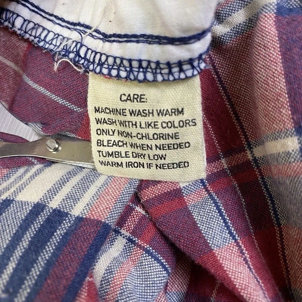 American Living Shorts Men Sz 36 Plaid Cargo 100% Cotton Ralph Lauren Golf Beach